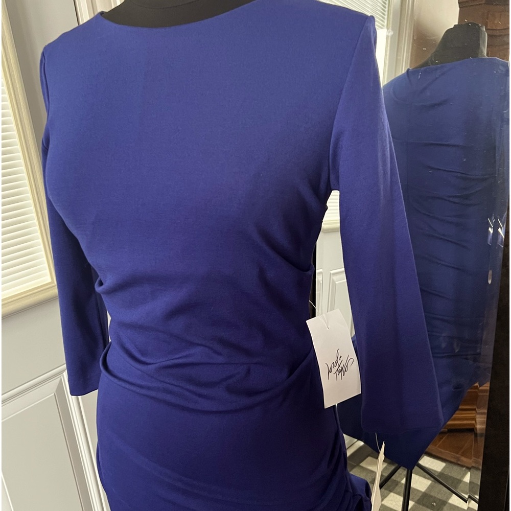 Nicole Miller ruched dress.